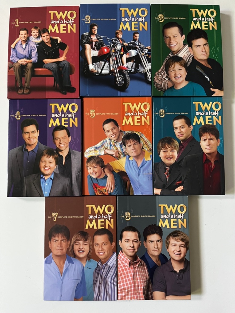Two and a Half Men Complete DVD Box Sets Seasons 1-8